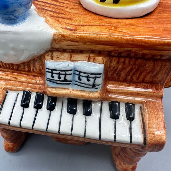 Simply Delicious ceramic piano teapot - Picture 2 of 15